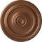 Ekena Millwork Kepler Traditional Medallion (For Canopies up to 4 1/2"), 19 3/4"OD x 1 1/2"P, Polished Copper CM20KPPOS - alternate 1